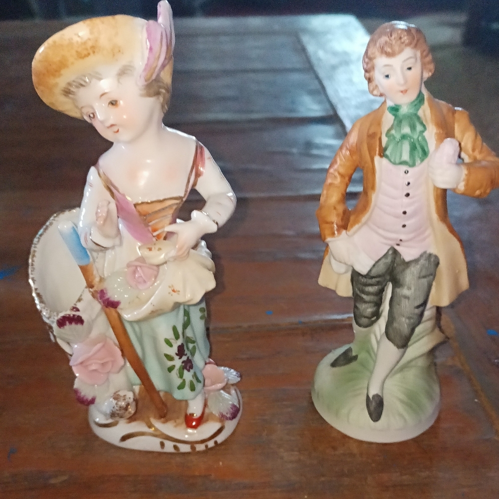 Vintage man and women